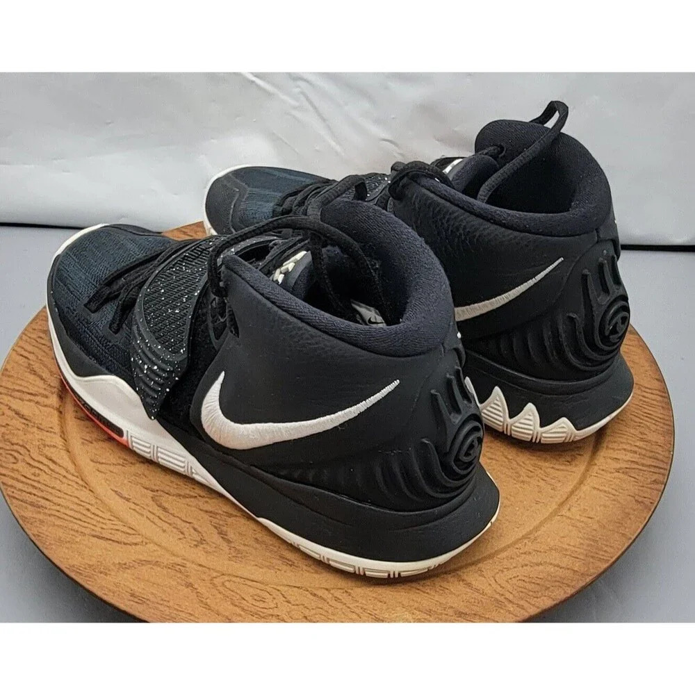 Nike Kyrie 6 Jet Black Sneaker Basketball 2019 Size 7 Men #BQ4630-001 - Picture 9 of 14